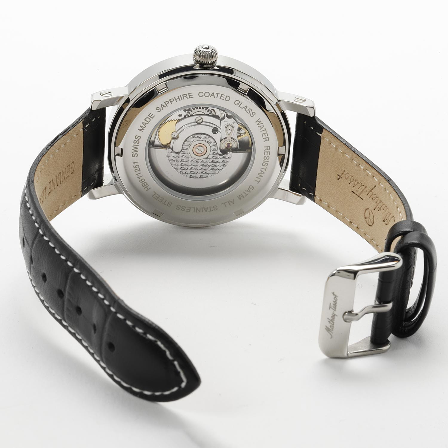 Mathey-Tissot Mathey-Tissot City Auto HB611251ATAN механические мужские часы часы крупный план черный циферблата