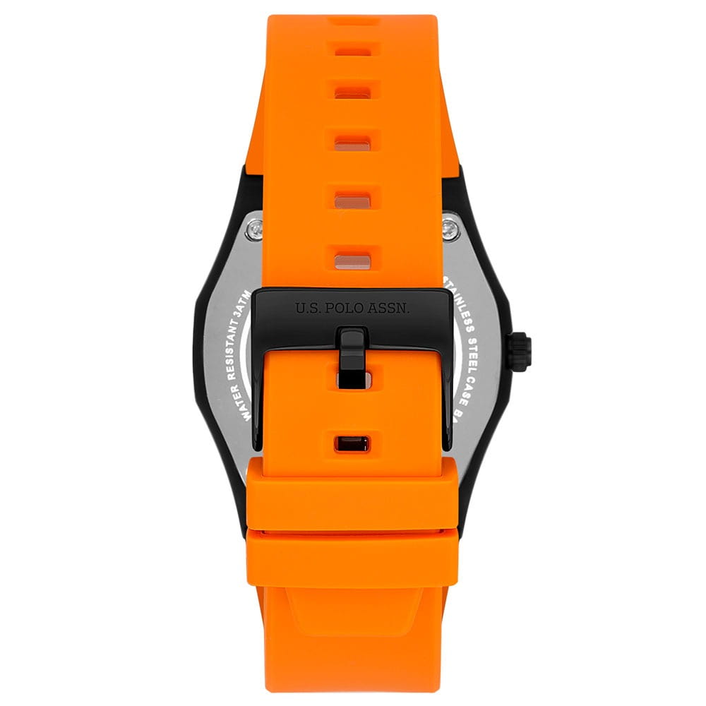 U.S. Polo Assn. U.S. Polo Assn. Yard USPA1083-03,  сша мужские часы на браслете силикон боковой вид