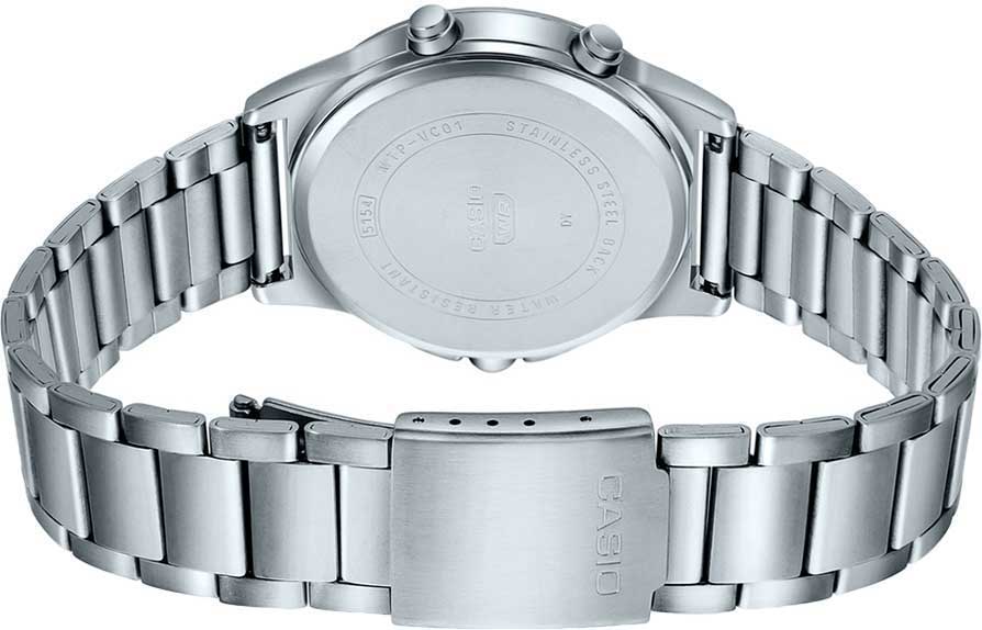 Casio Casio Collection MTP-VC01D-3EUDF (MTP-VC01D-3E), collection япония мужские часы на браслете нержавеющая сталь боковой вид