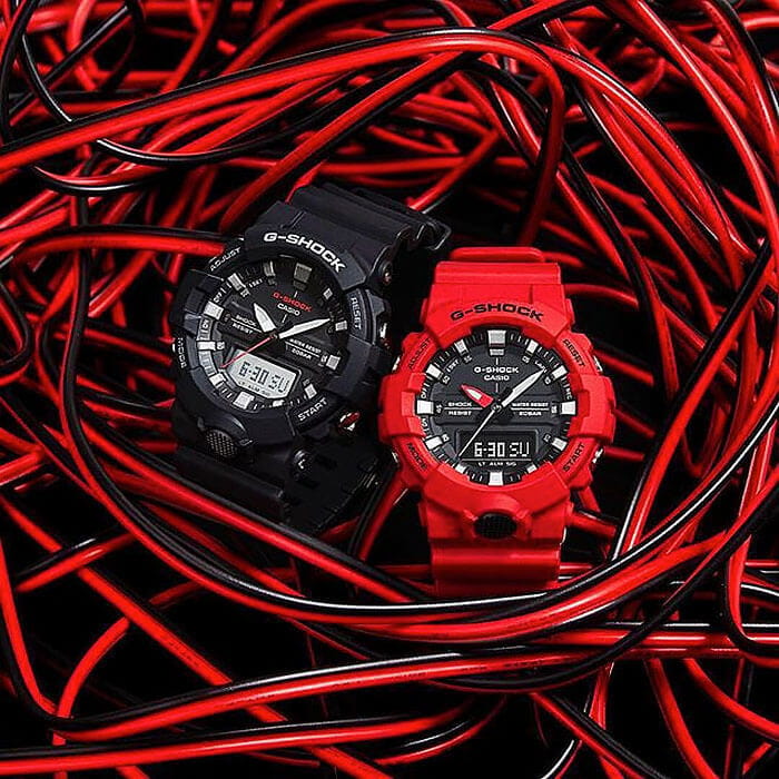 Оригинальные часы Casio Casio G-Shock GA-800-1A электронные калибр механизма  общий вид