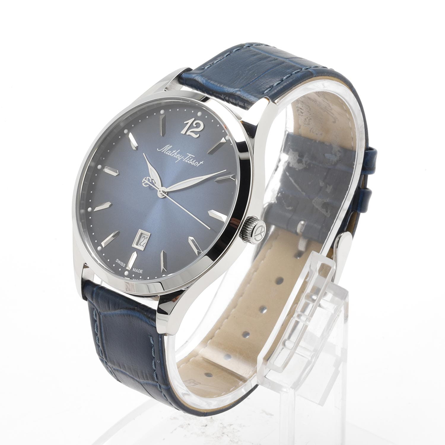 Оригинальные часы Mathey-Tissot Mathey-Tissot Urban H411ABU кварцевые калибр механизма ronda 515 h6 общий вид