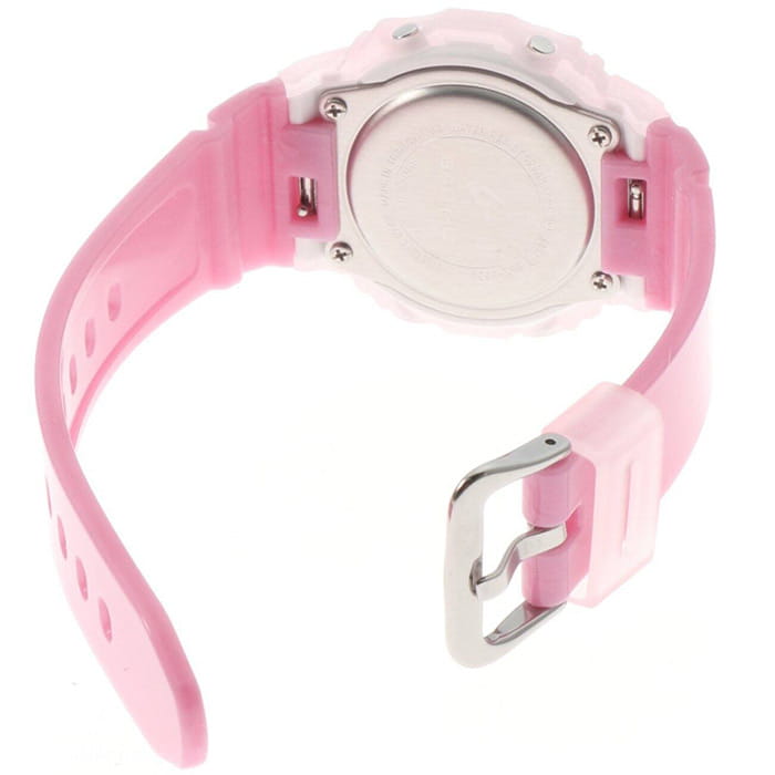 Casio Casio Baby-G BLX-565S-4 кварцевые женские часы часы крупный план розовый циферблата