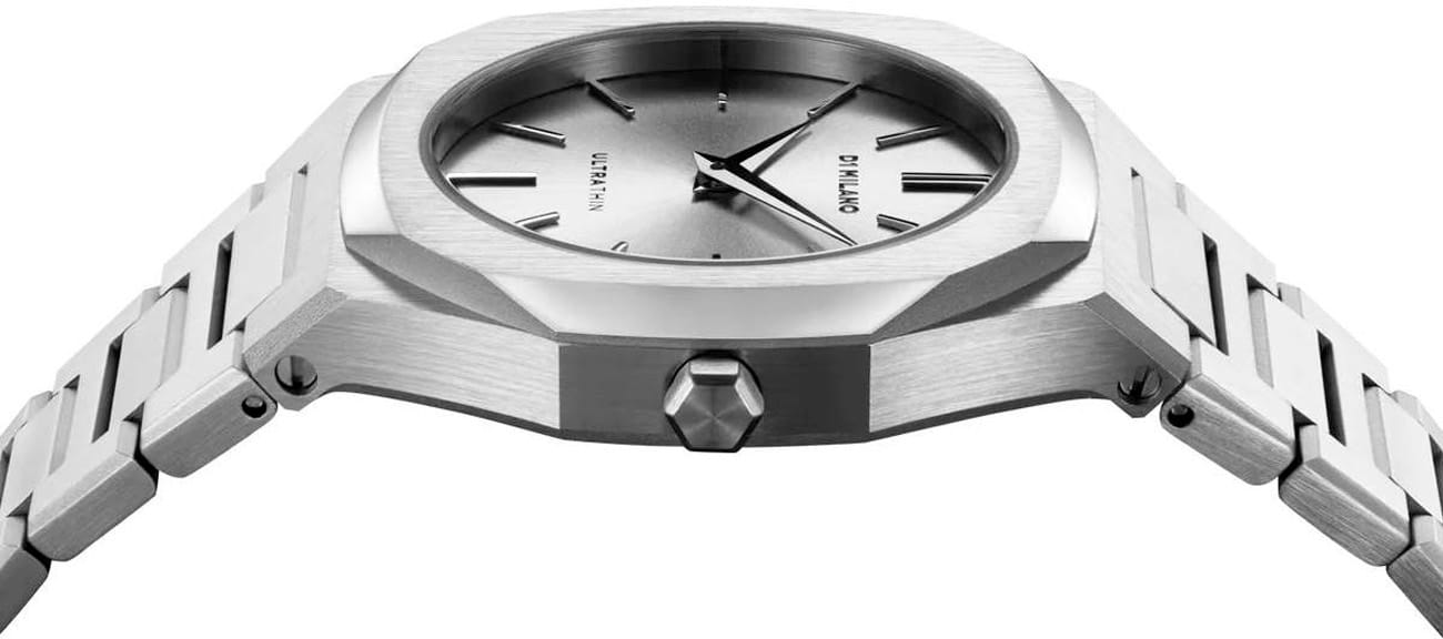 D1 Milano D1 Milano Ultra Thin UTBL30  — детали корпуса и нержавеющая сталь