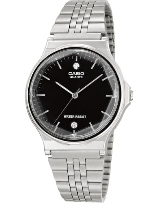 Casio Casio MQ-1000ED-1A2EF  MQ-1000ED-1A2EF кварцевые женские часы черный циферблат, браслет  — вид спереди