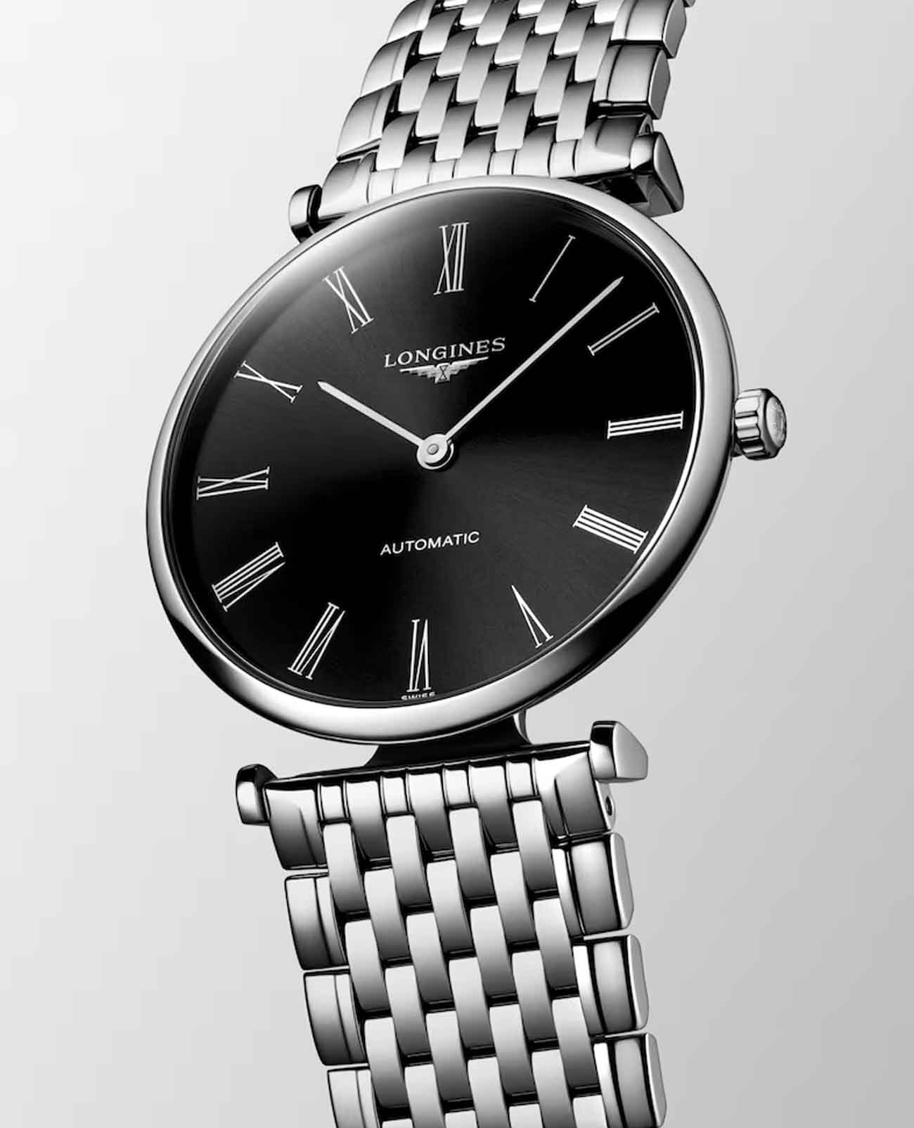 Longines Longines La Grande Classique L4.908.4.51.6, la grande classique швейцария женские часы на браслете нержавеющая сталь боковой вид