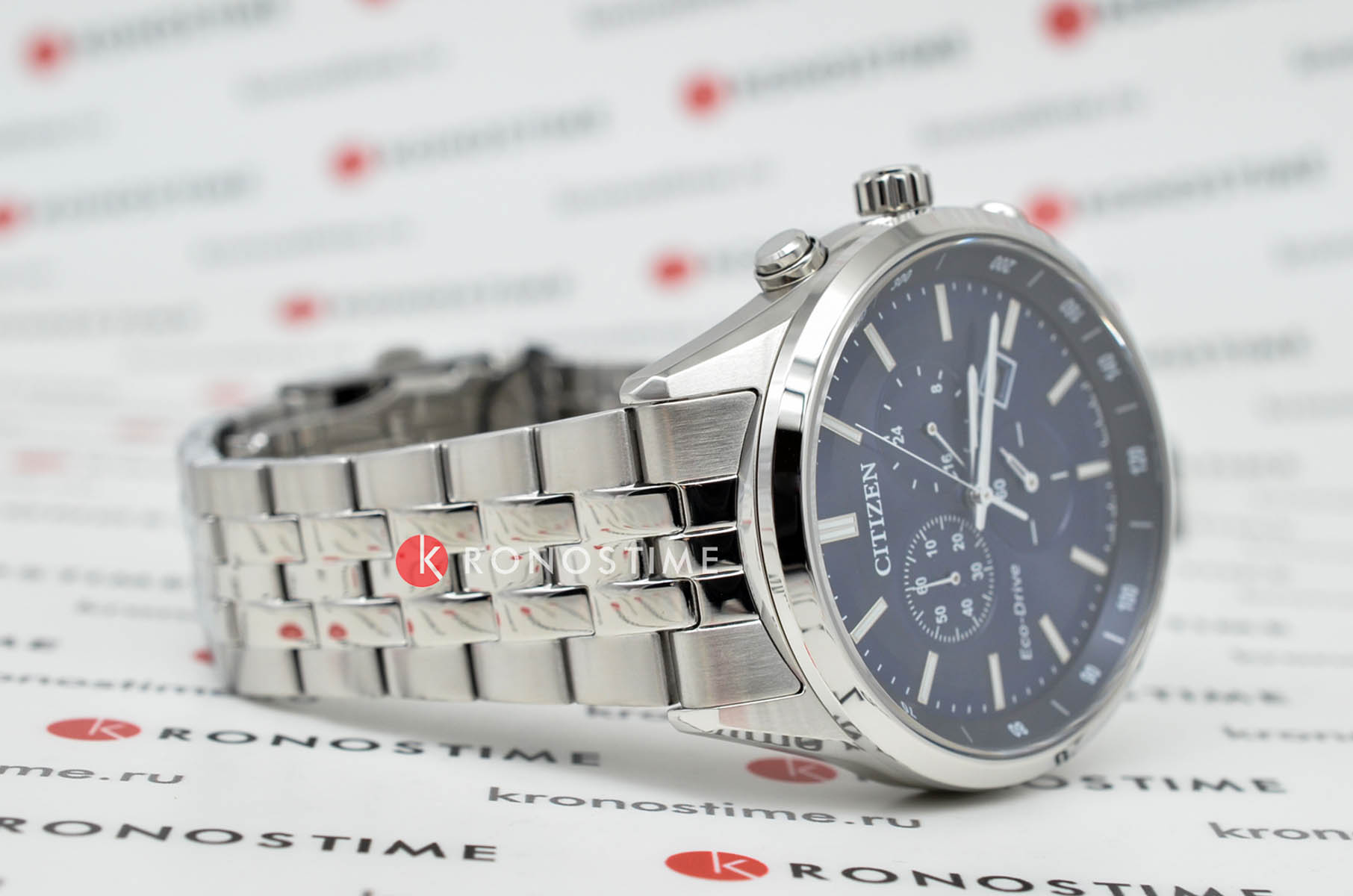 Citizen Citizen Eco-Drive AT2570-56L мужские часы синий циферблат на запястье