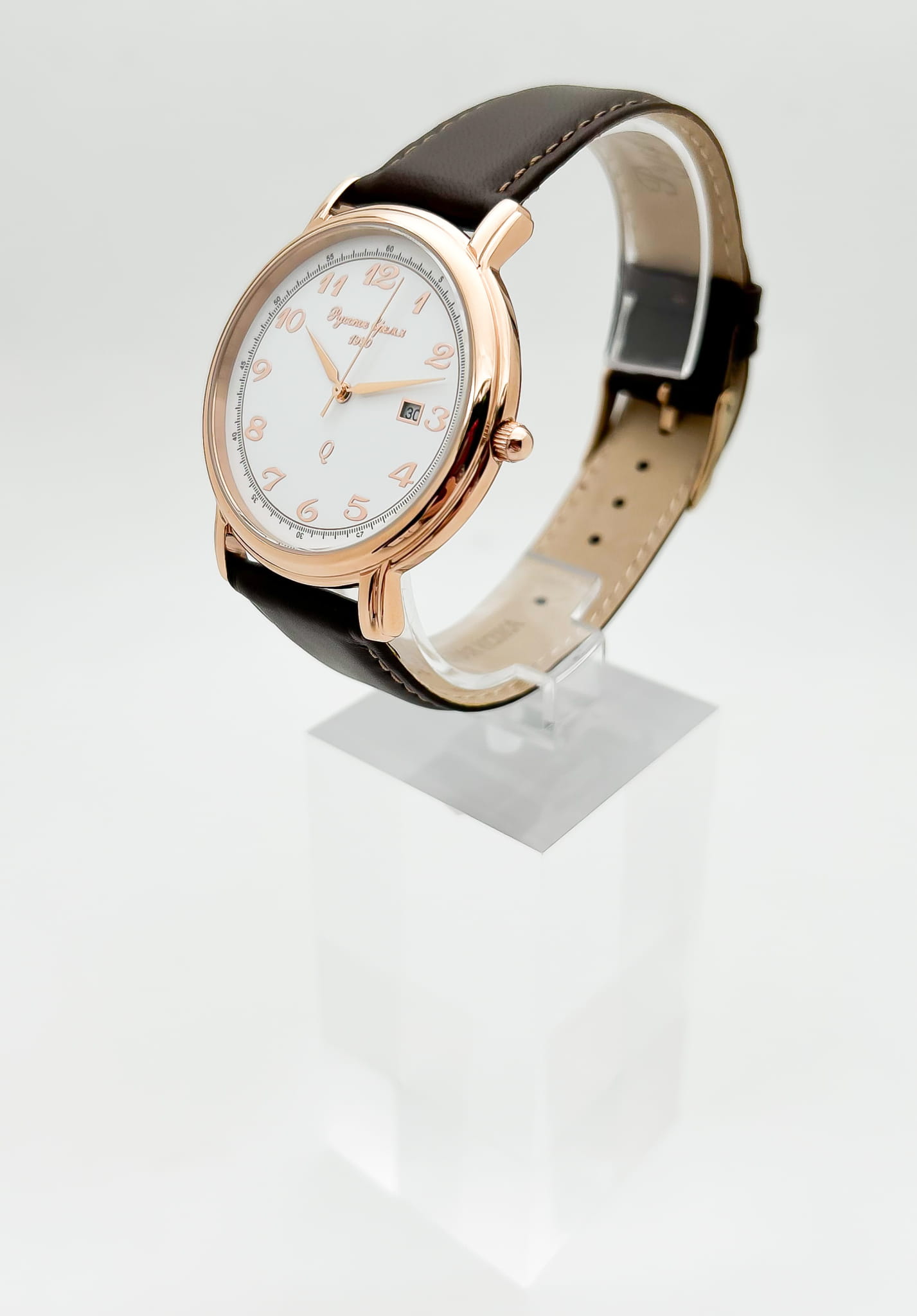 Русское Время Русское Время 1889532 мужские часы белый циферблат на запястье