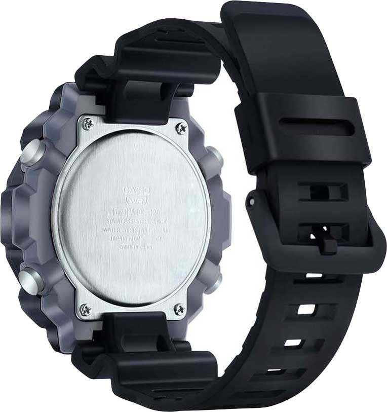 Casio Casio Collection AEQ-120W-1AVDF (AEQ-120W-1A), collection япония мужские часы на браслете пластик боковой вид