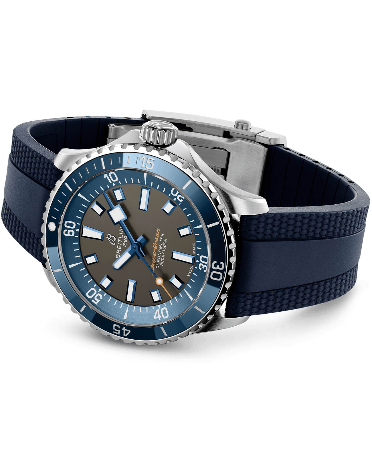 Breitling Breitling Superocean Automatic 42 A173753A1B1S1 , наручные мужские часы фото под углом