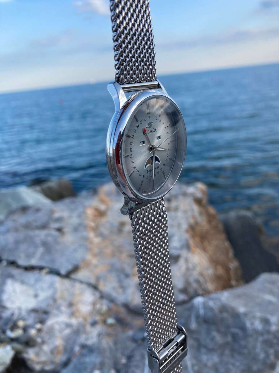 Космос Космос  Сатурн K 067.10.33 мужские часы серебристый циферблат на запястье