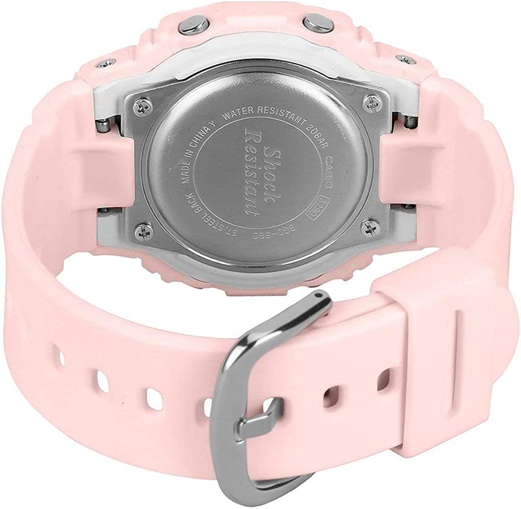 Casio Casio Baby-G BGD-560CR-4, baby-g япония женские часы на браслете пластик боковой вид