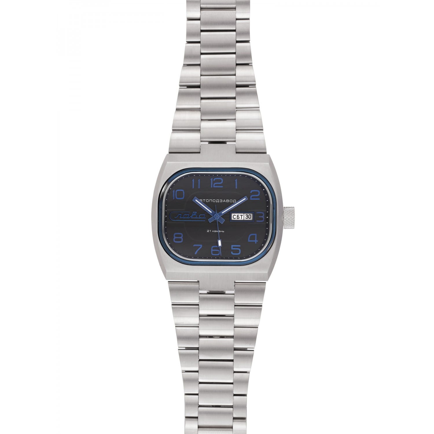 Слава Слава Телевизор 3047711/100-8205 , наручные мужские часы фото под углом