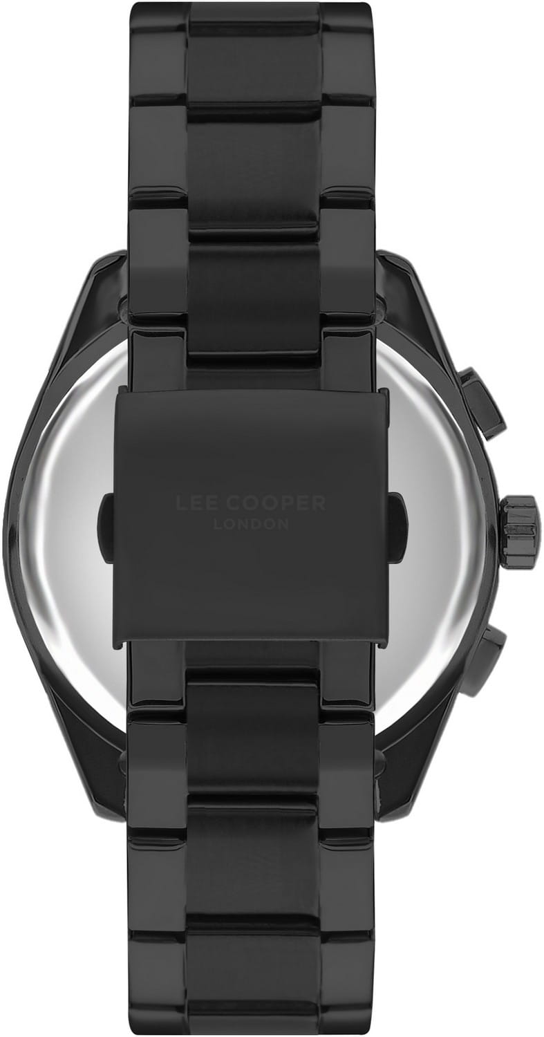 Lee Cooper Lee Cooper LC07513.650,  англия мужские часы на браслете нержавеющая сталь с ip-покрытием боковой вид