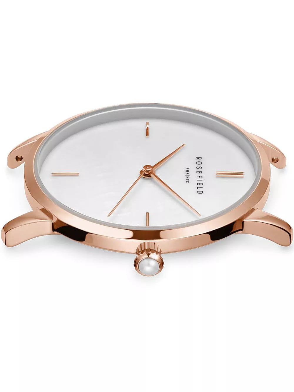 Rosefield Rosefield The Pearl RMRSR-R03,  сша женские часы на браслете сталь c pvd покрытием боковой вид