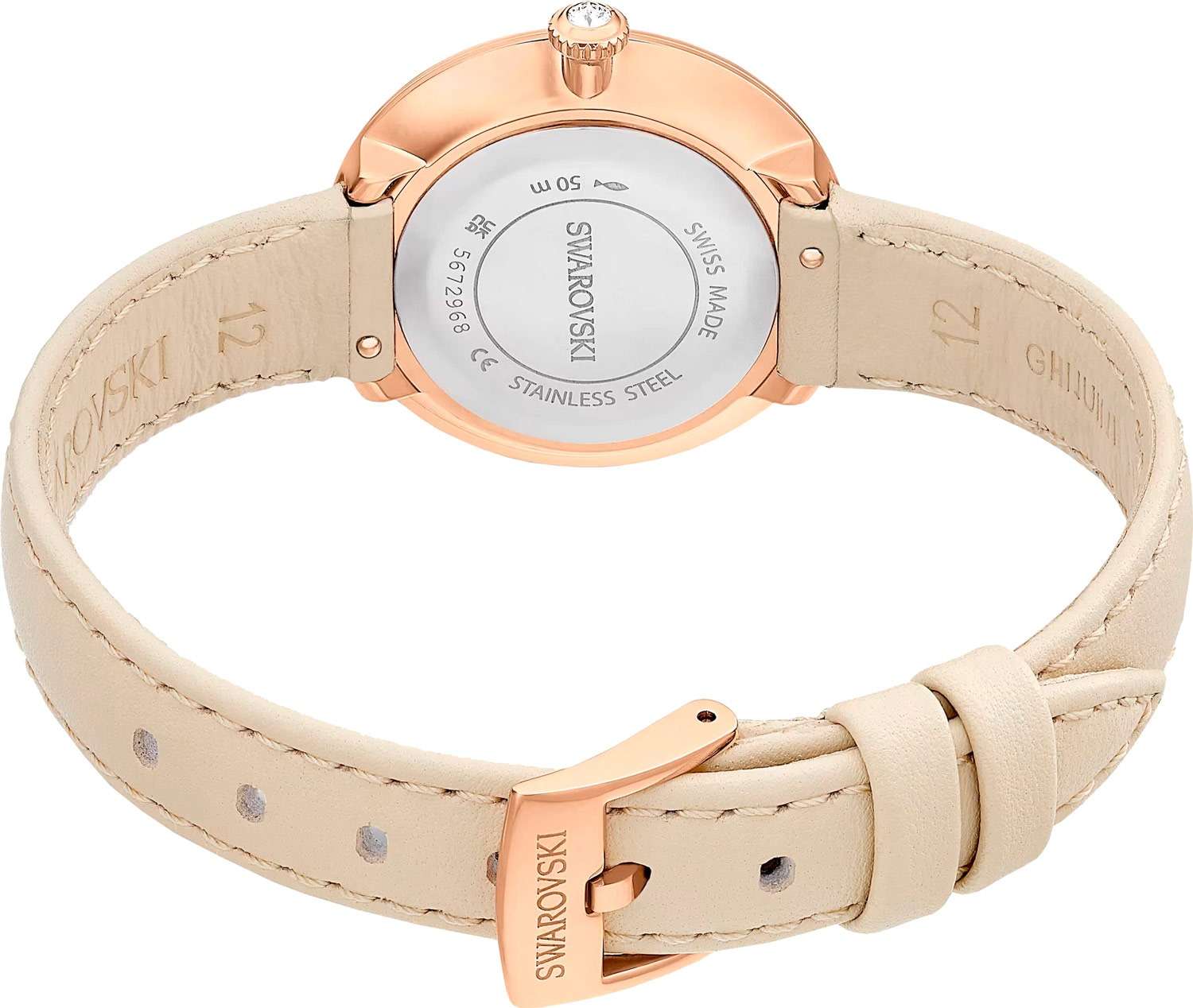 Swarovski Swarovski Certa 5672968 женские часы белый циферблат на запястье