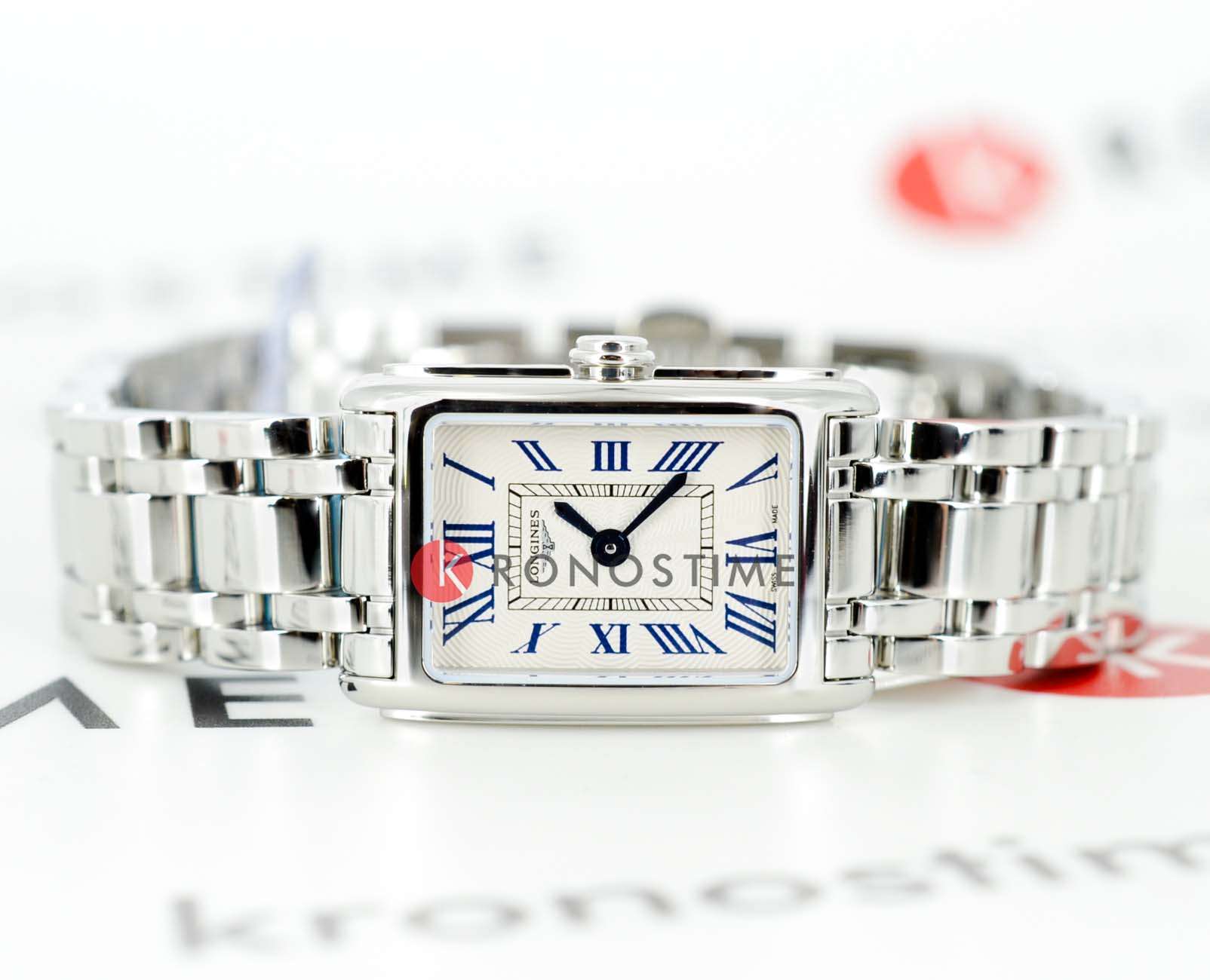 Longines Longines DolceVita L5.258.4.71.6 , наручные женские часы фото под углом