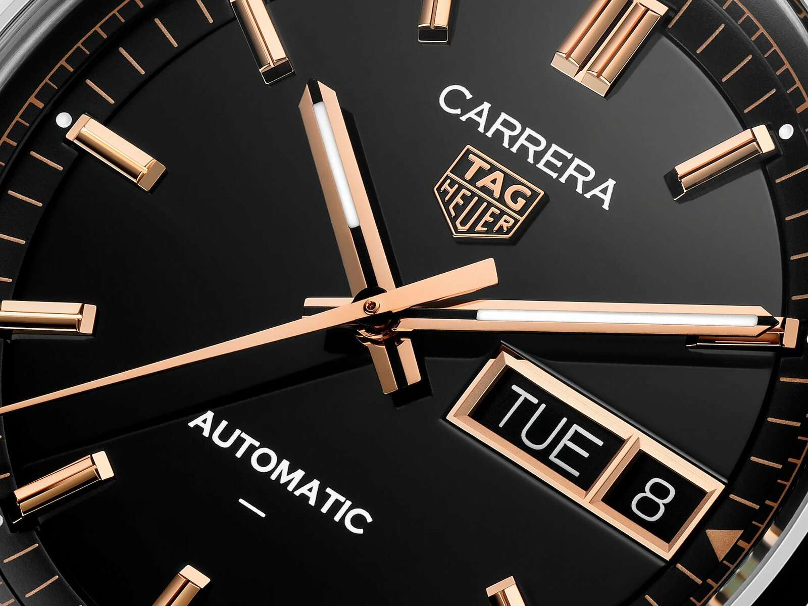 TAG Heuer TAG Heuer Carrera Day-Date WDA2111.BA0043 , наручные мужские часы фото под углом