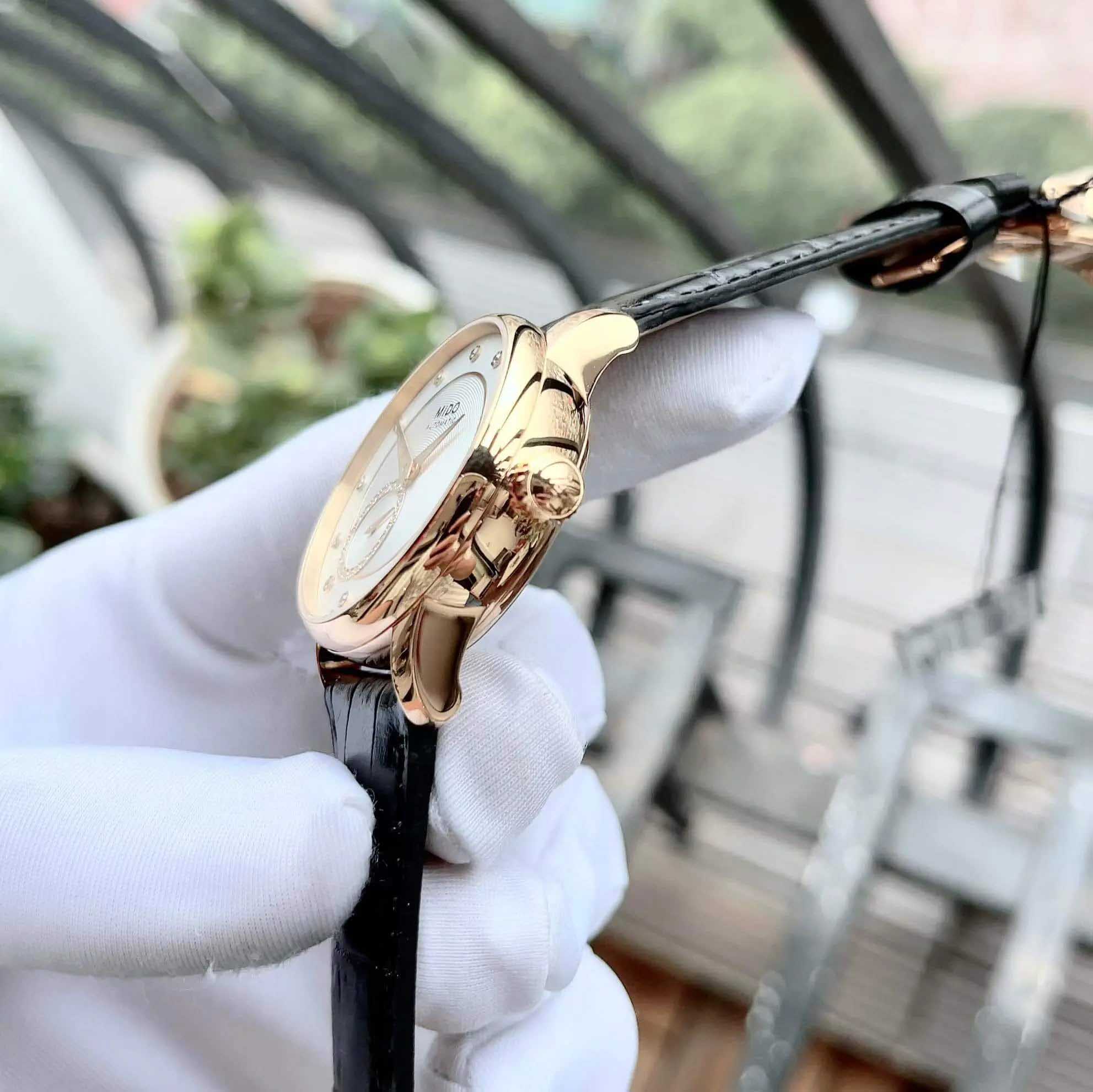 Mido Mido Baroncelli II Lady M007.228.36.036.00 швейцария наручные женские часы заводная головка с логотипом Mido