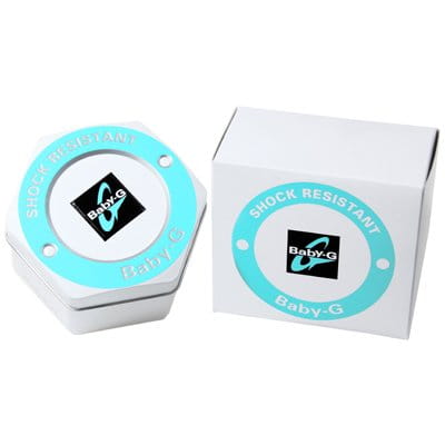 Casio Casio Baby-G BGS-100SC-2A женские часы голубой циферблат на запястье
