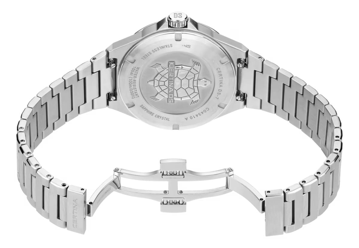 Certina C0434101104100 мужские часы застежка крупным планом