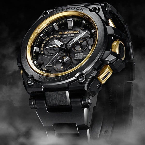 Casio Casio G-Shock Premium MTG-G1000GB-1A, g-shock япония мужские часы на браслете  боковой вид