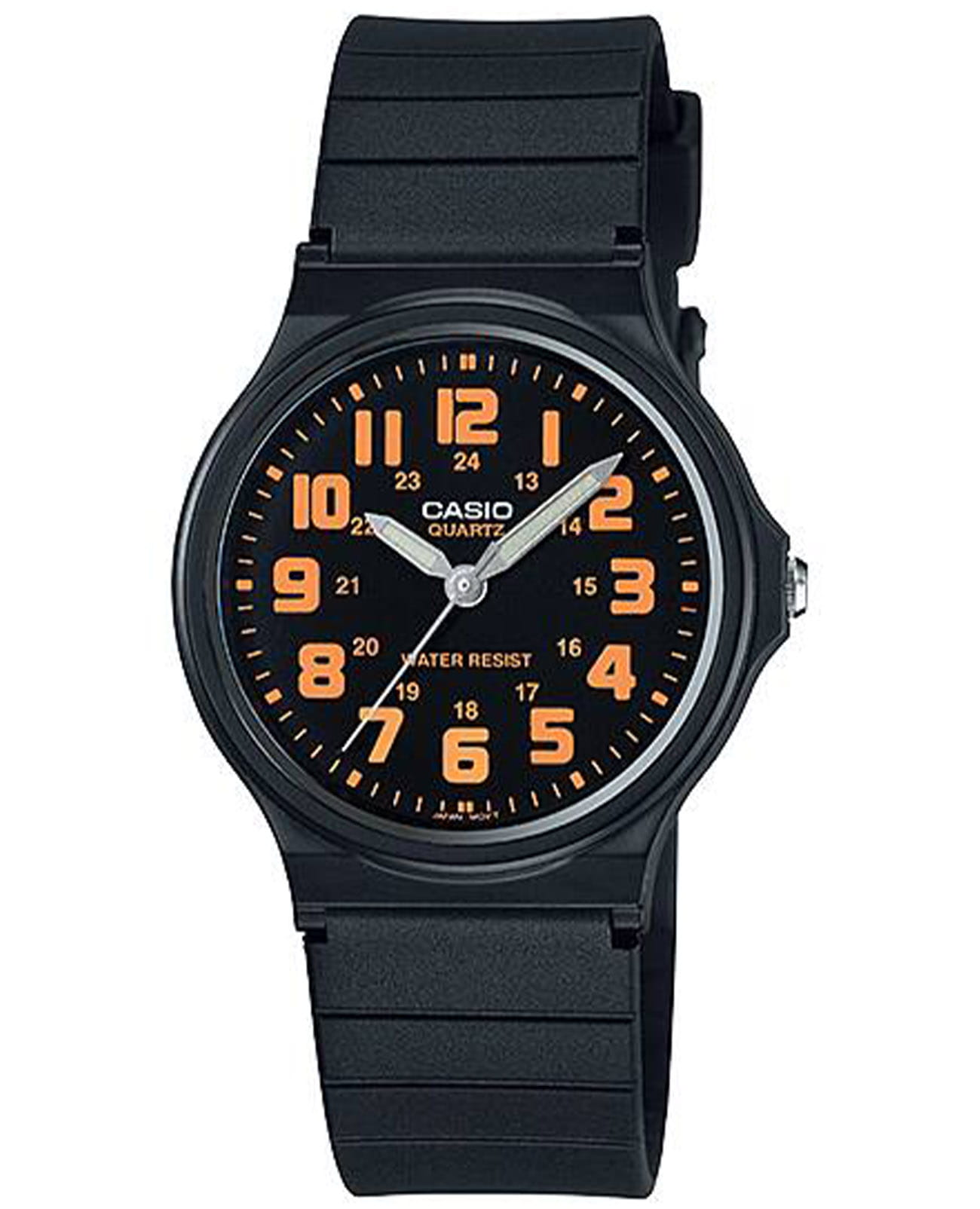 Casio Casio Collection MQ-71-4BDF (MQ-71-4B)  MQ-71-4B кварцевые мужские часы черный циферблат, браслет пластик — вид спереди