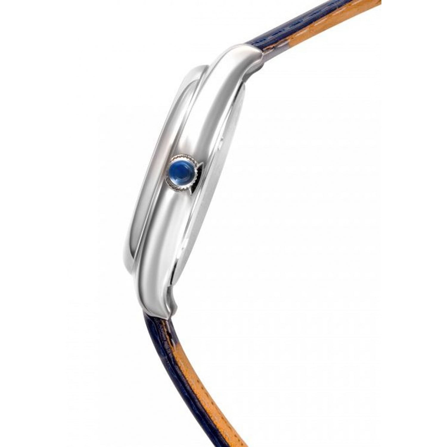 Слава Слава Сенат 1490863/300-8215,  россия мужские часы на браслете кожаный боковой вид