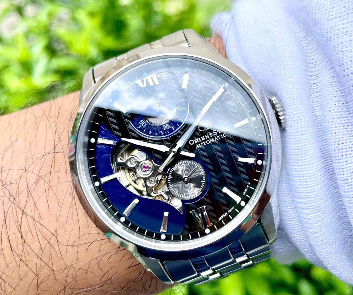 Orient Orient Star RE-AV0B03B (RK-AV0B03B) япония наручные мужские часы заводная головка с логотипом Orient