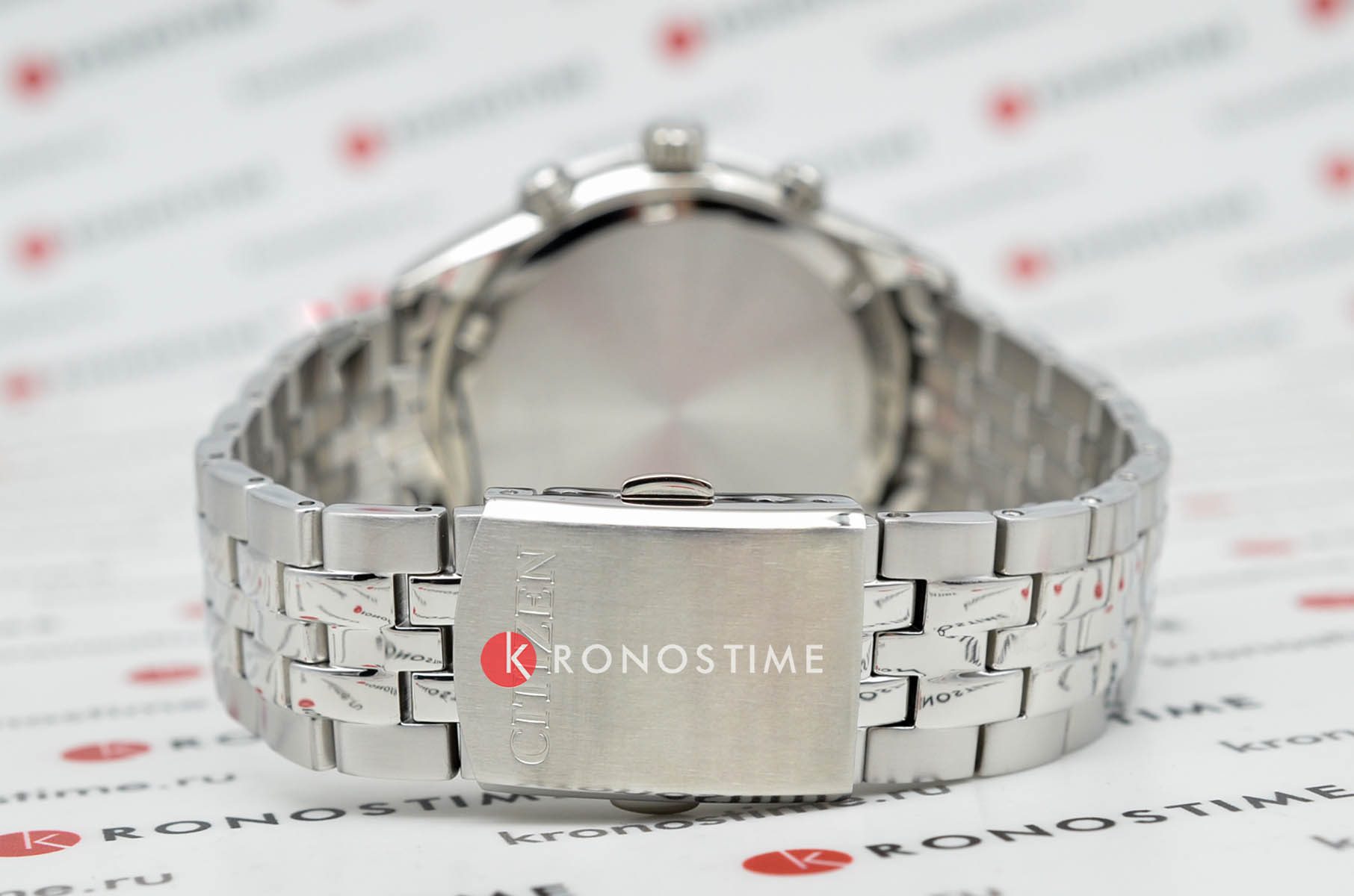 Citizen Citizen Eco-Drive AT2570-56L кварцевые мужские часы часы крупный план синий циферблата
