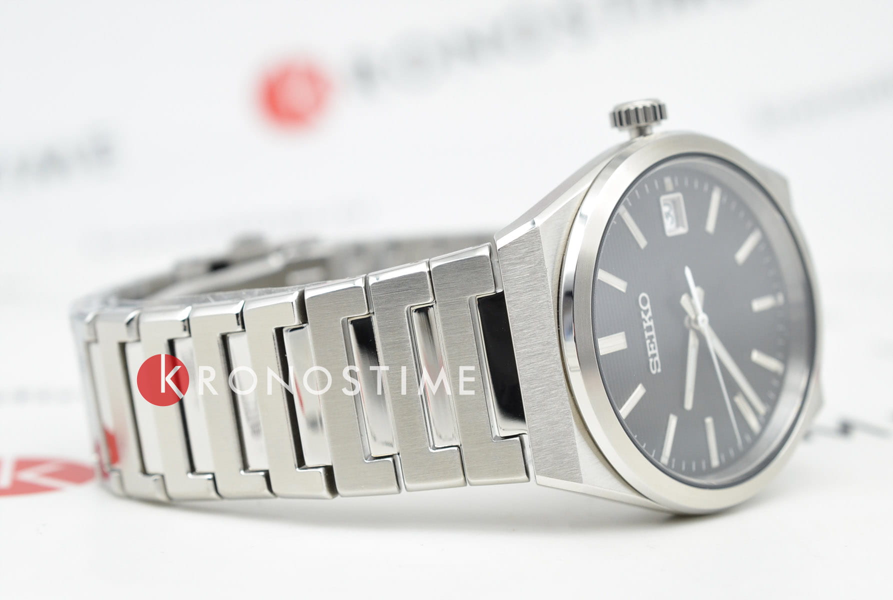 Seiko Seiko Conceptual Series Dress SUR557P1 мужские часы черный циферблат на запястье