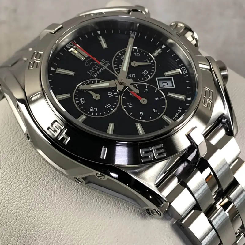 Jaguar Jaguar Executive J852/B,  швейцария мужские часы на браслете нержавеющая сталь боковой вид