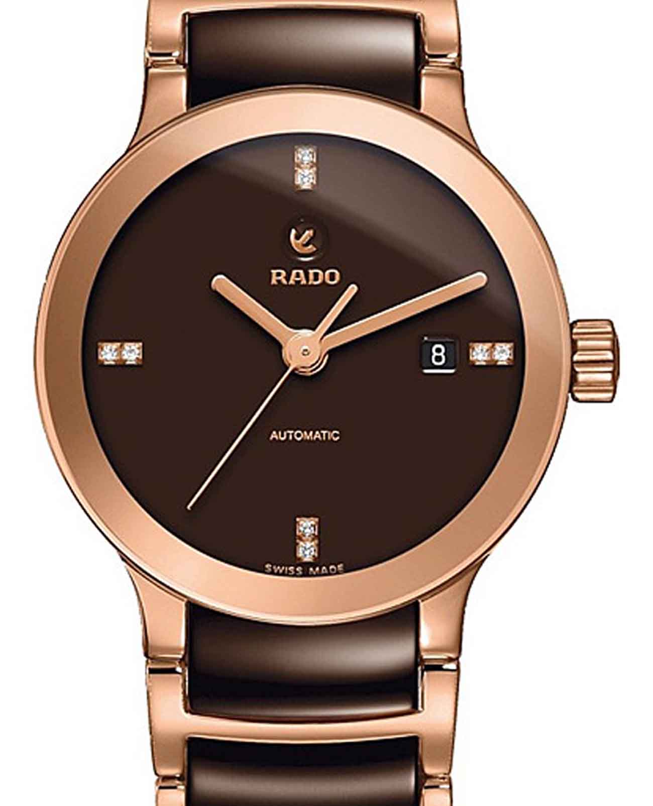 Rado Rado Centrix Automatic Diamonds R30183772 Automatic, наручные женские часы фото под углом