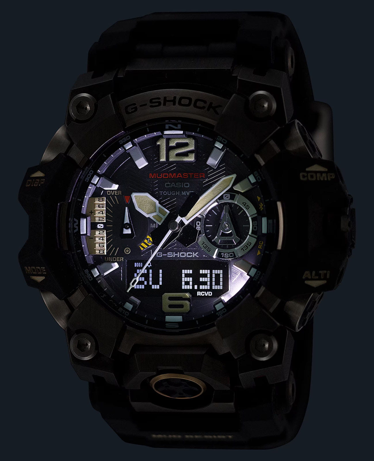 Casio GWG-B1000-1A мужские часы застежка крупным планом