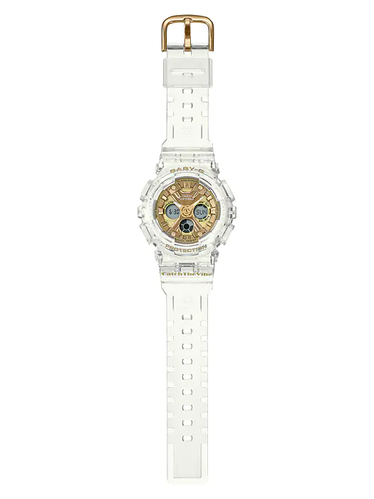 Casio BA-130CVG-7A женские часы застежка крупным планом