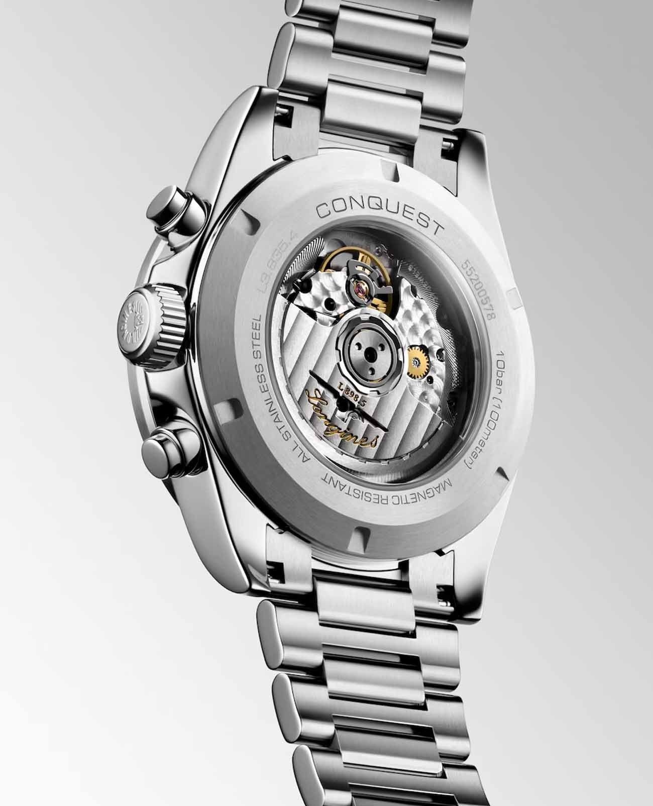 Longines Longines Conquest L3.835.4.52.6 , наручные мужские часы фото под углом