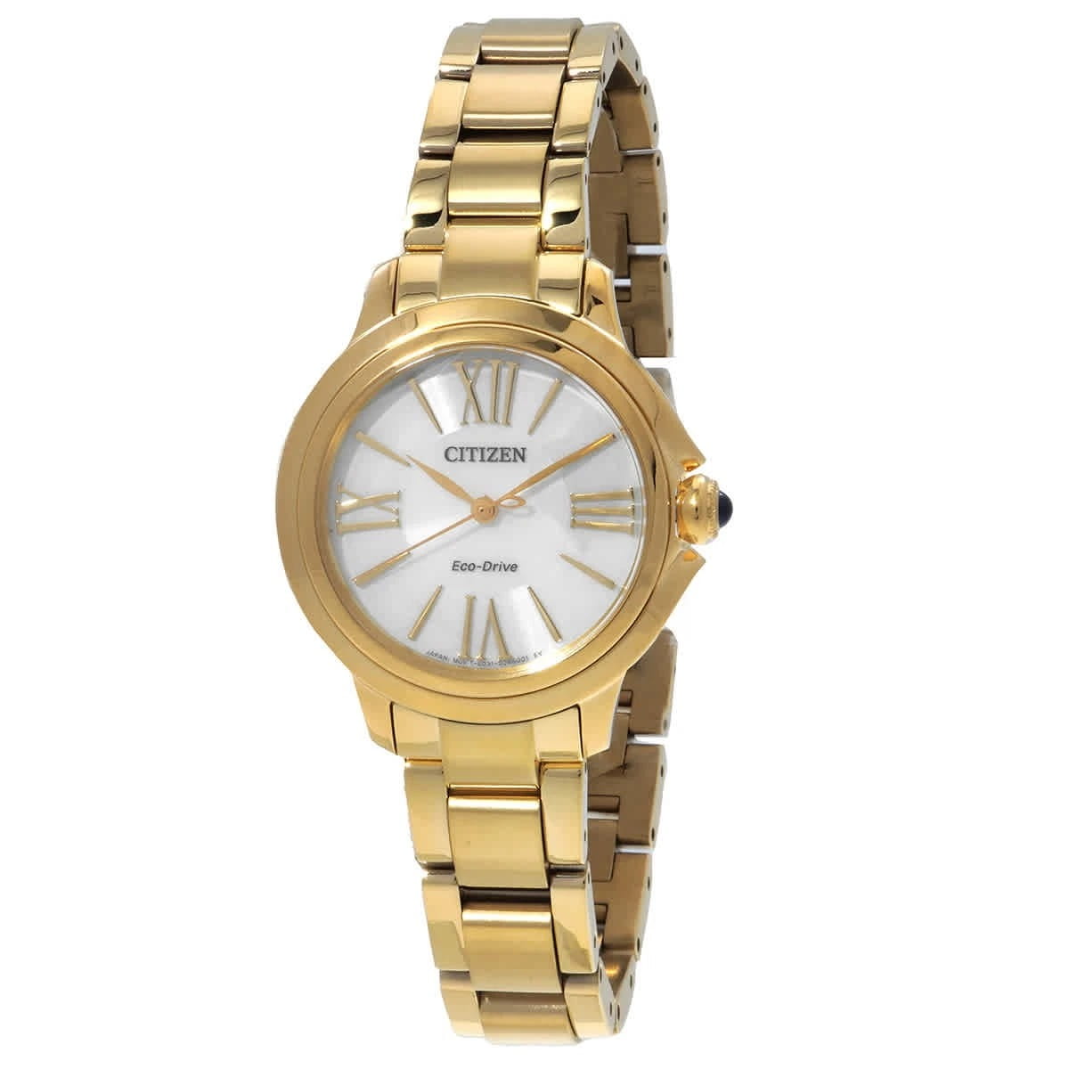 Citizen Citizen Citizen L EM1162-52A кварцевые женские часы часы крупный план серебристый циферблата