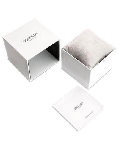 Оригинальные часы  Sokolov 106.30.00.001.07.03.2 кварцевые калибр механизма  общий вид