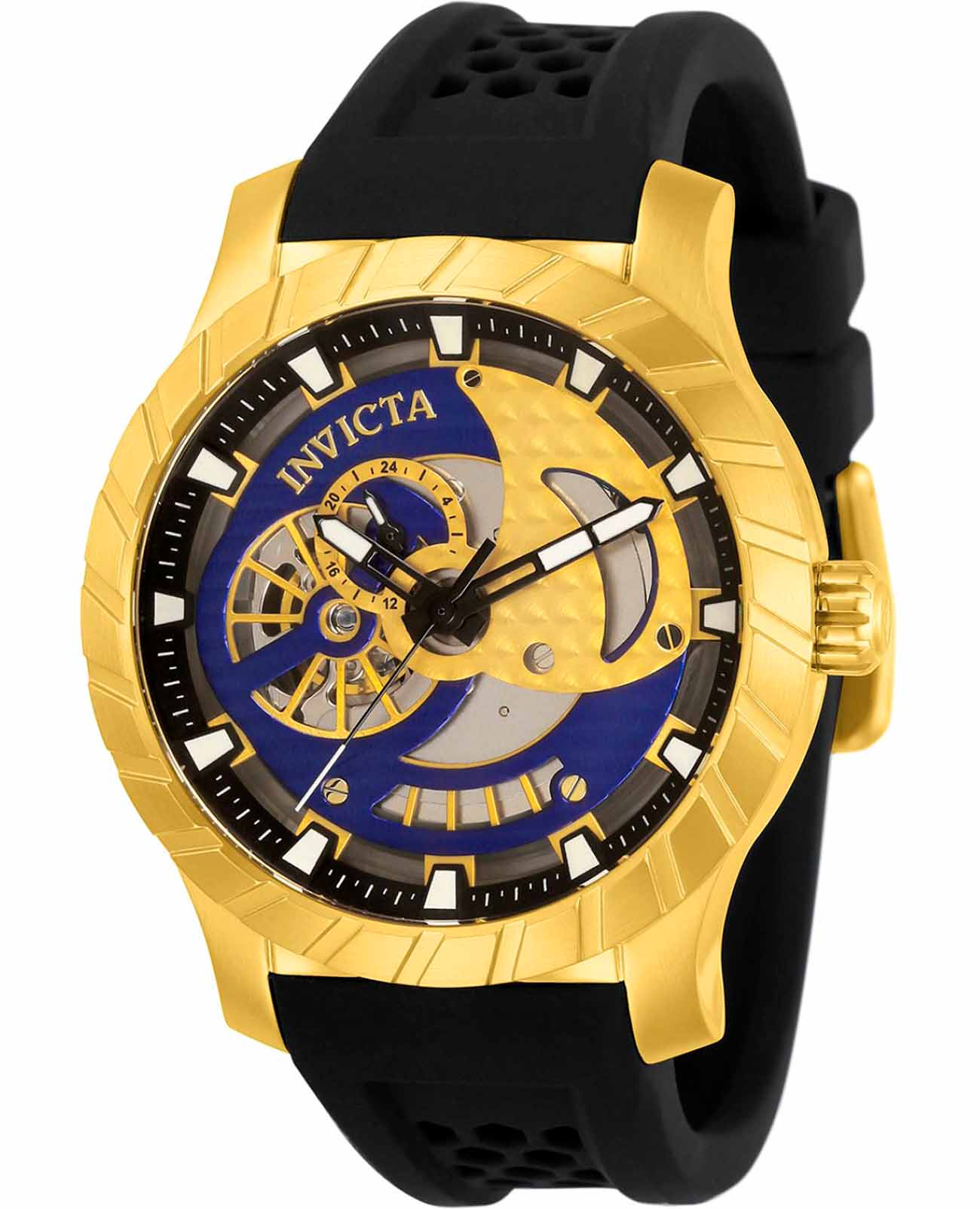 Invicta Invicta Specialty IN31987  IN31987 механические мужские часы цветной циферблат, браслет силикон — вид спереди