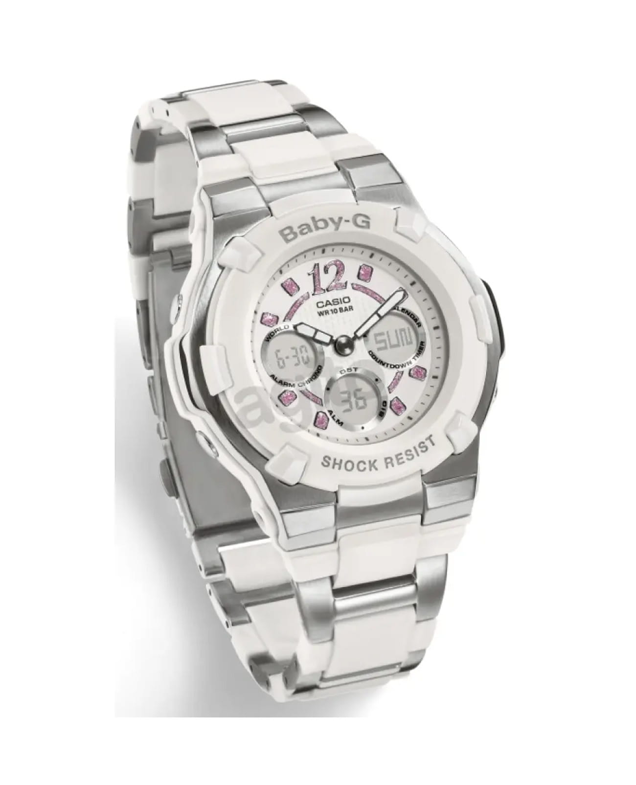 Casio Casio Baby-G BGA-112C-7BDR, baby-g япония женские часы на браслете сталь + пластик боковой вид