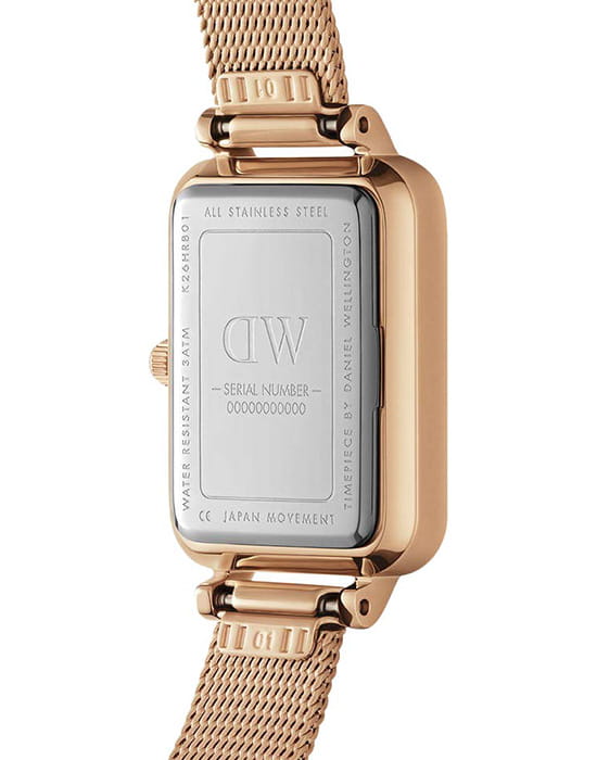 Оригинальные часы Daniel Wellington Daniel Wellington Quadro DW00100432 кварцевые калибр механизма  общий вид