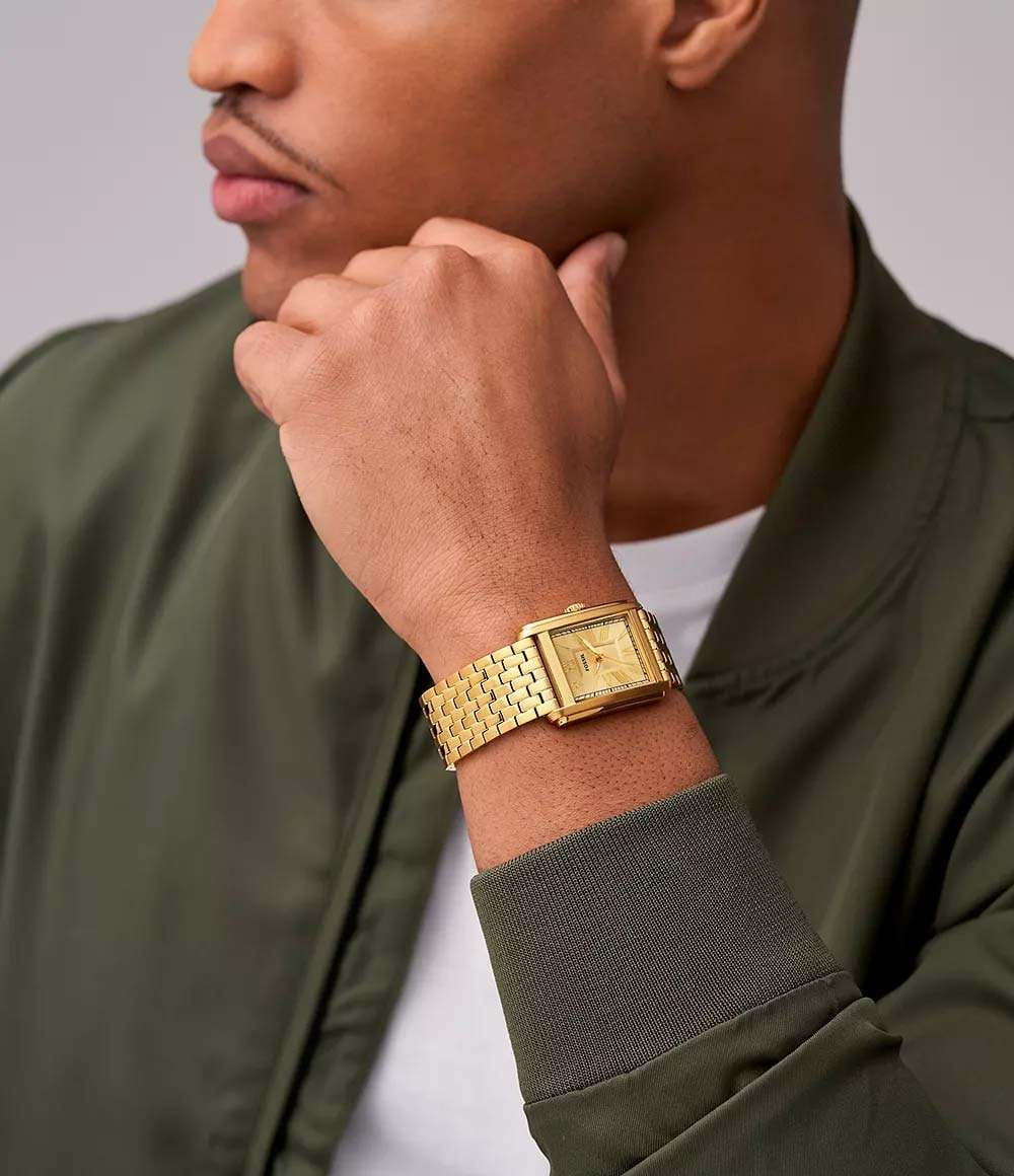 Fossil Fossil Carraway FS6009 , наручные мужские часы фото под углом