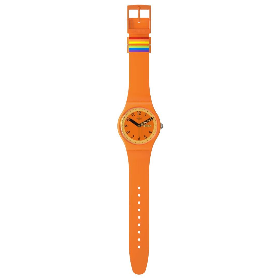 Swatch Swatch New Gent Biosourced SO29O700 , наручные женские часы фото под углом