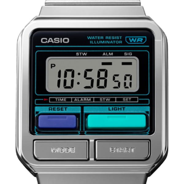 Casio Casio Vintage A120WE-1AEF , наручные мужские часы фото под углом