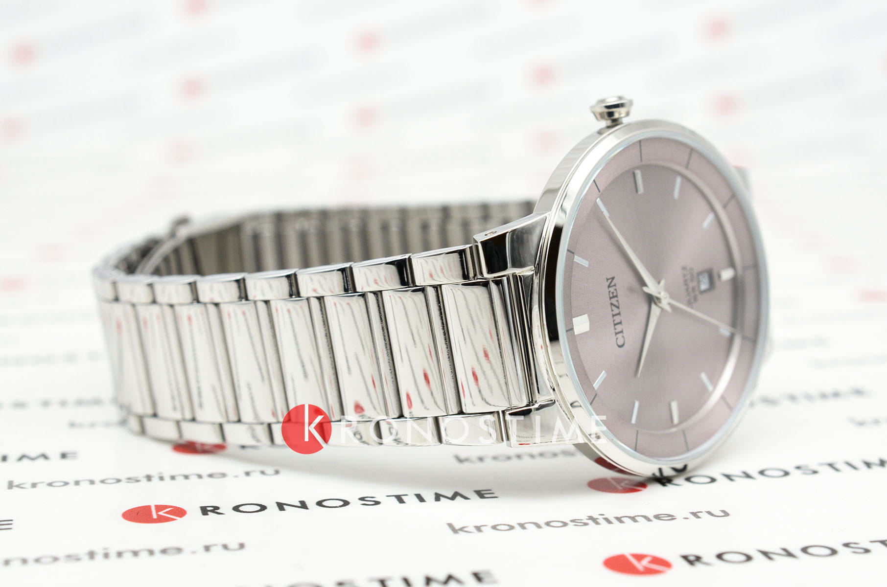 Citizen Citizen Classic BI5120-51Z,  япония мужские часы на браслете нержавеющая сталь боковой вид