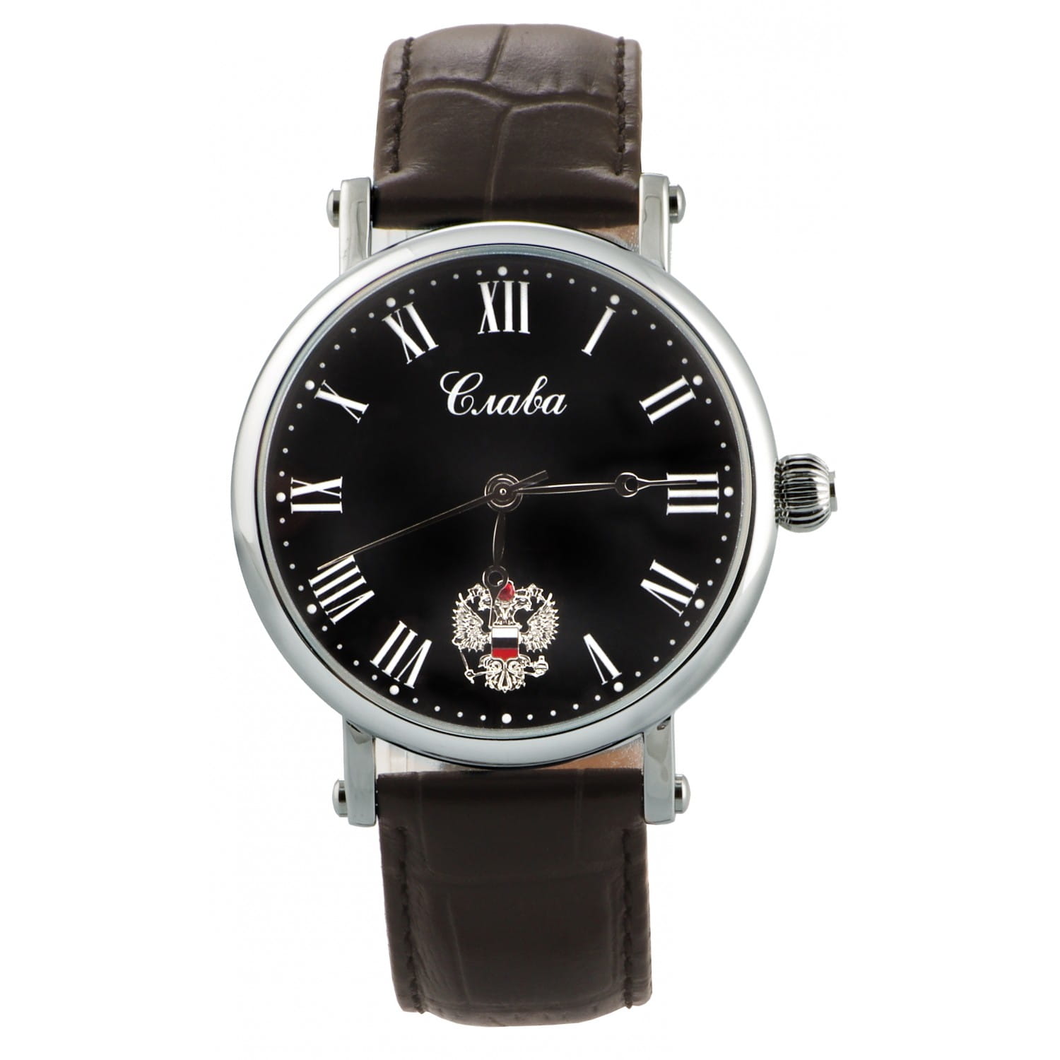 Слава Слава Премьер 8190684/300-2409.В  - задняя крышка сталь корпуса, россия часы