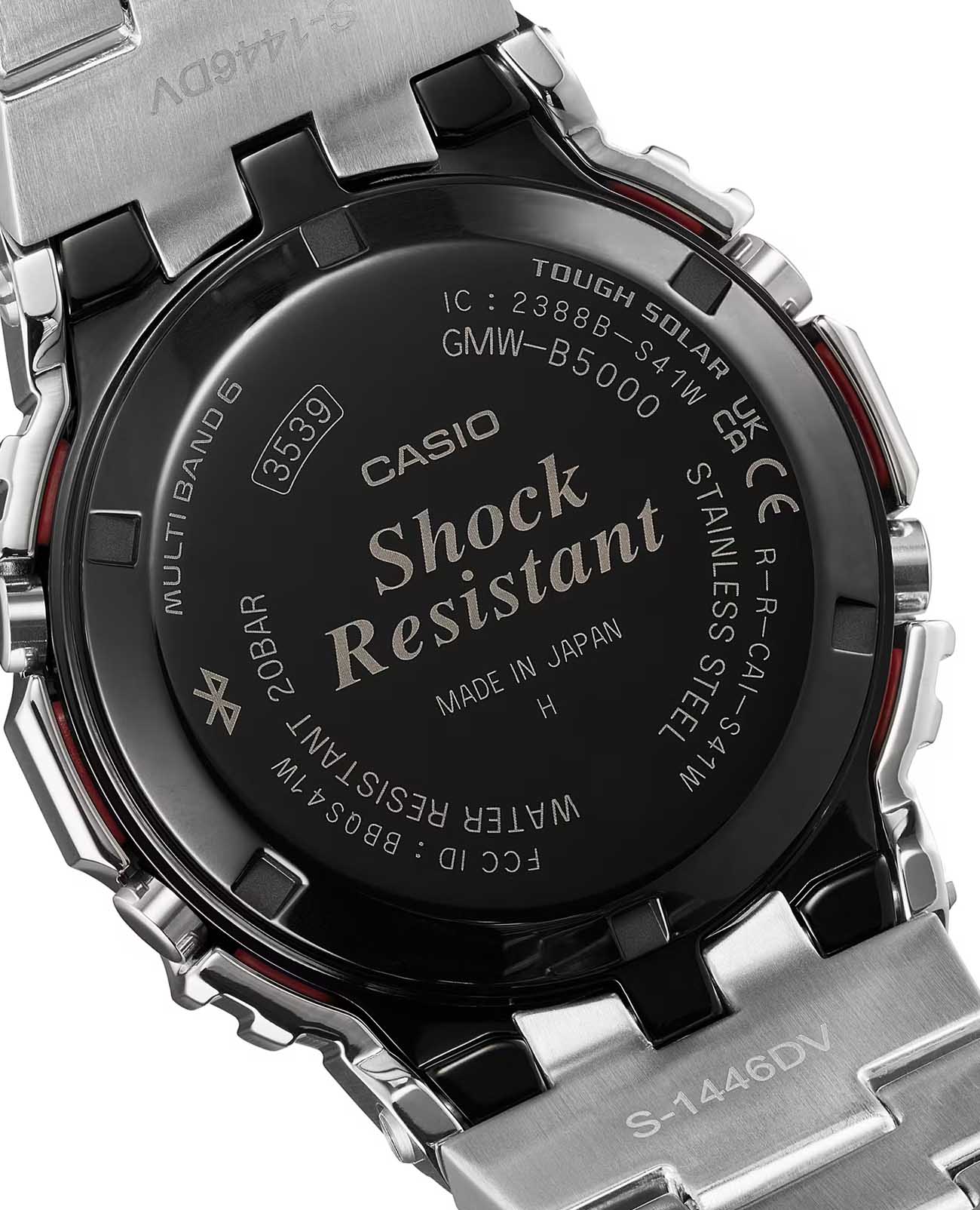 Casio Casio G-Shock GMW-B5000PC-1 GMW - задняя крышка сталь металл корпуса, япония часы