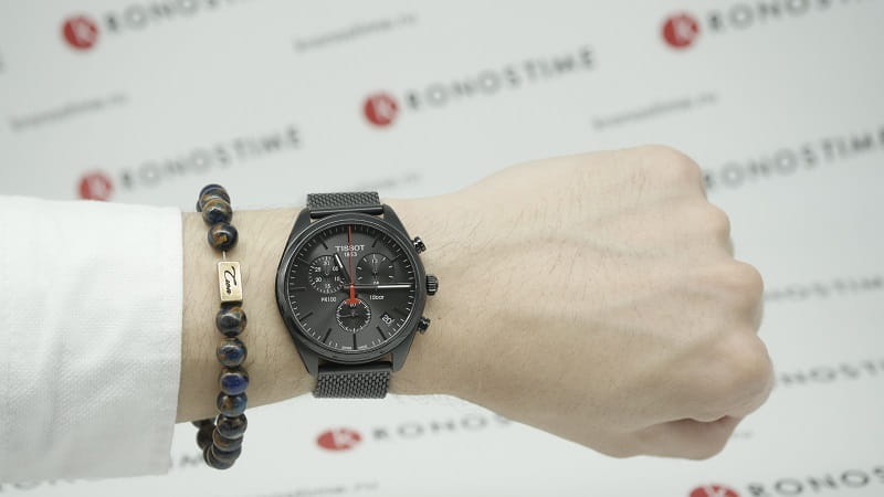 Tissot Tissot PR 100 Сhronograph T101.417.33.051.00 PR 100 - задняя крышка металл сталь корпуса, швейцария часы