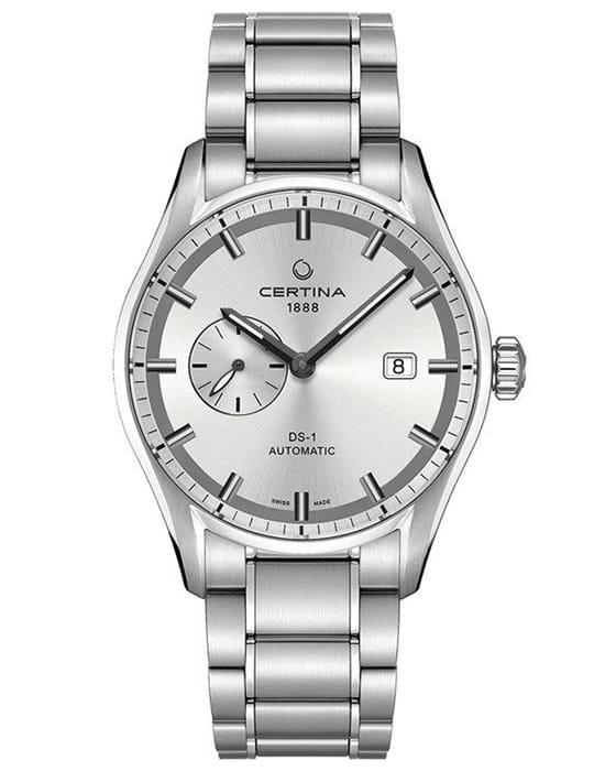 Certina Certina DS Podium C006.428.11.031.00  C0064281103100 механические мужские часы серебристый циферблат, браслет нержавеющая сталь — вид спереди