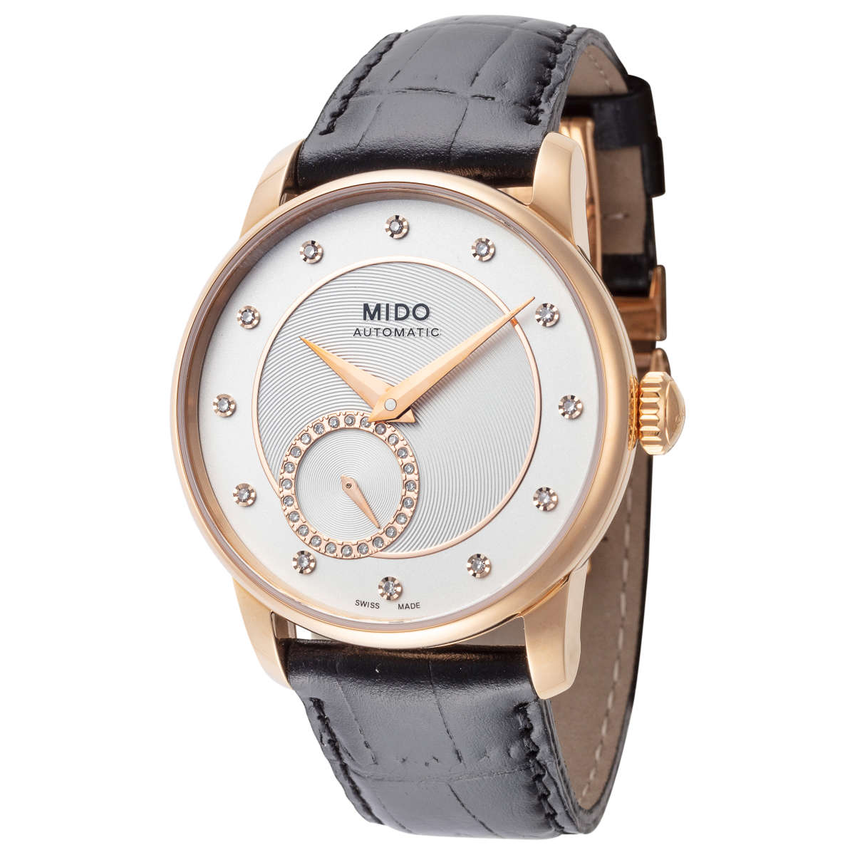 Mido Mido Baroncelli II Lady M007.228.36.036.00, baroncelli швейцария женские часы на браслете кожаный боковой вид