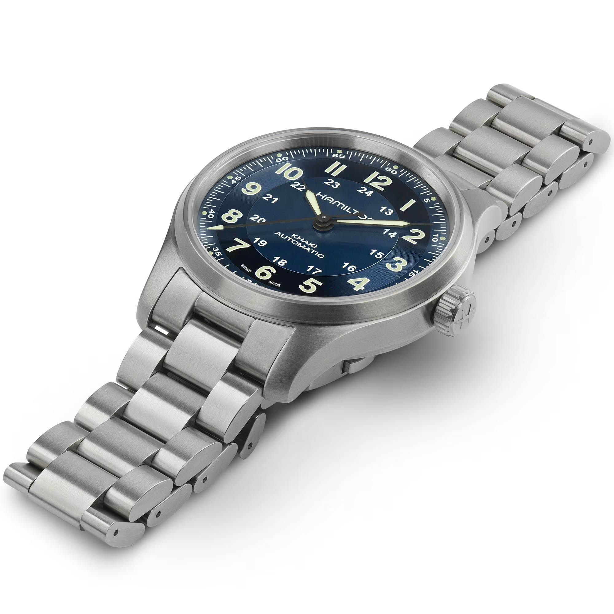 Hamilton Hamilton Khaki Field Titanium Auto H70545140  — детали корпуса и титановый